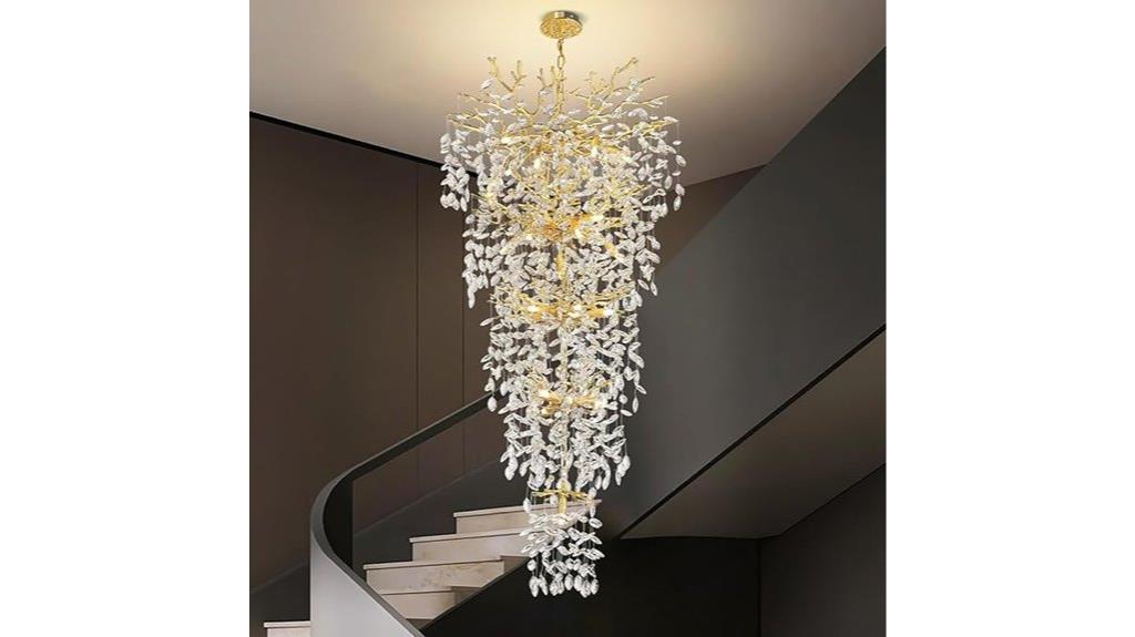 118 inch crystal chandelier upgrade