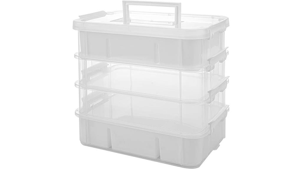 11qt 4 layer sewing organizer