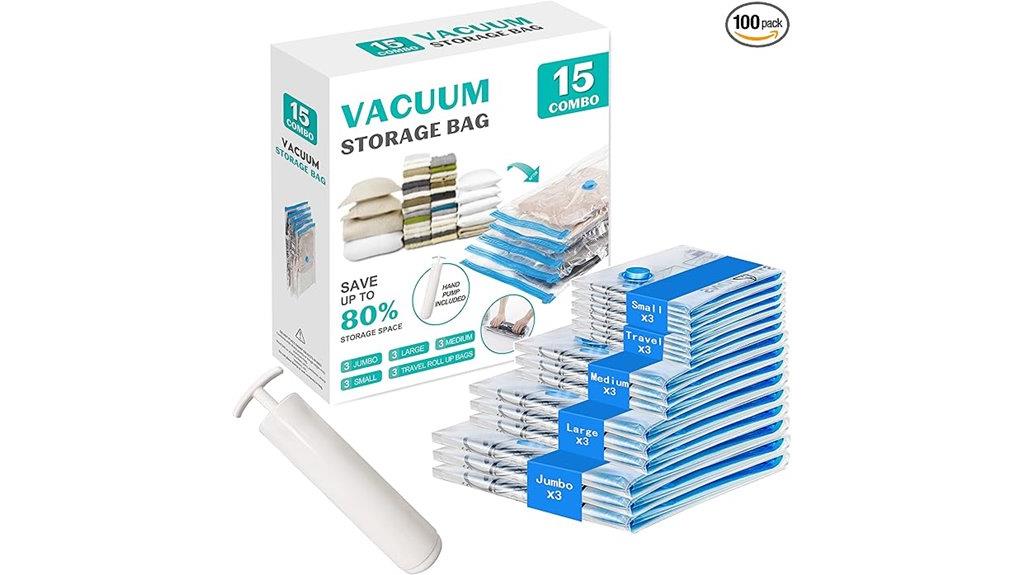 15 pack vacuum seal bags
