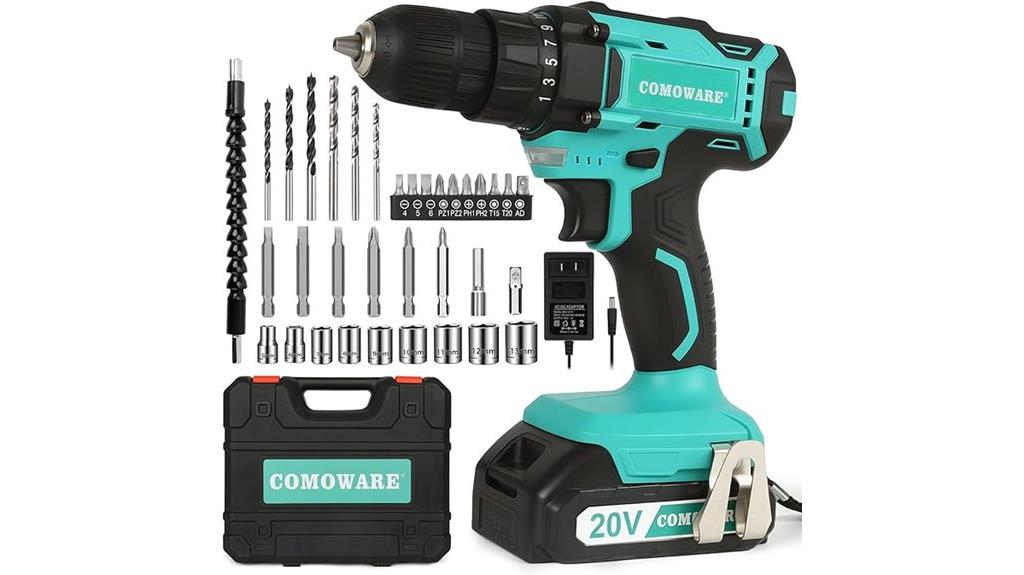 20v drill with bits