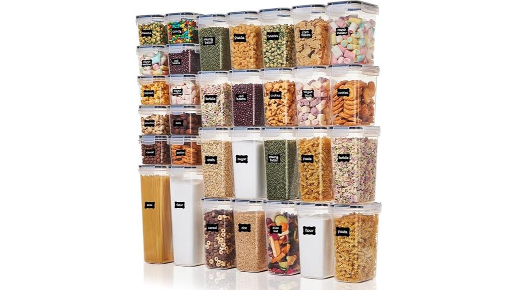 32 piece airtight storage