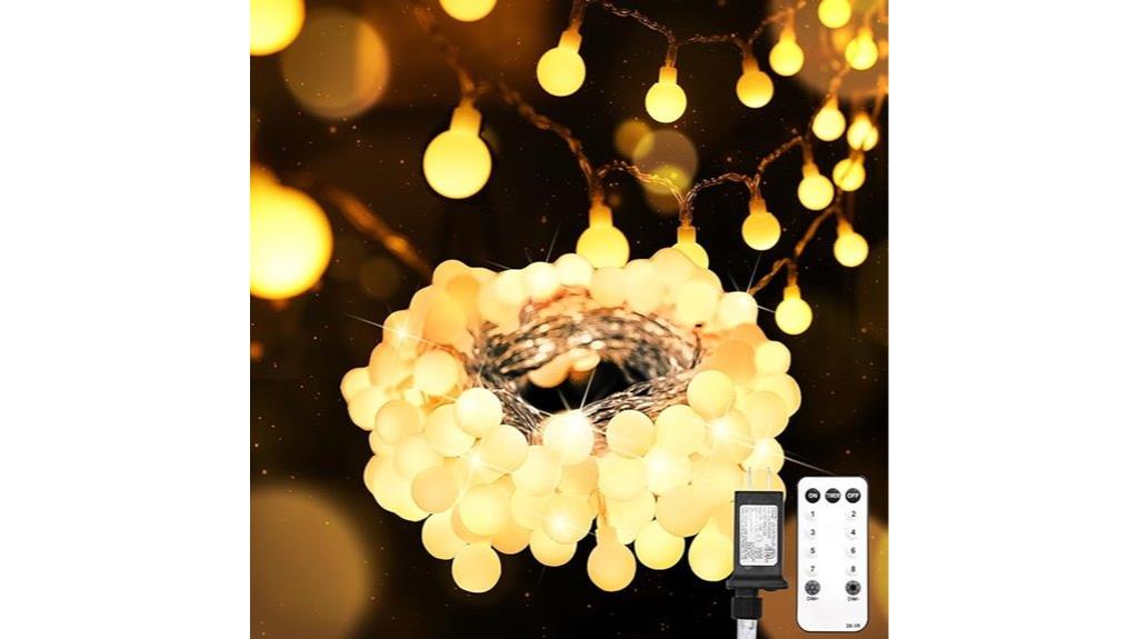 33ft string lights with remote