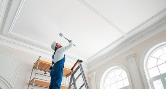 achieve streak free ceiling paint