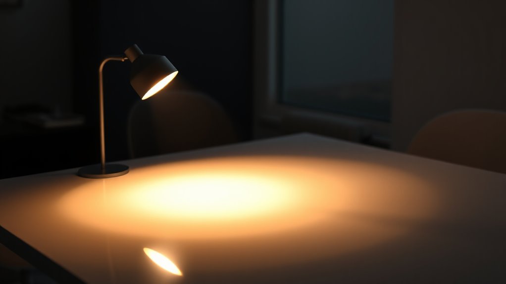 adjust beam angle carefully