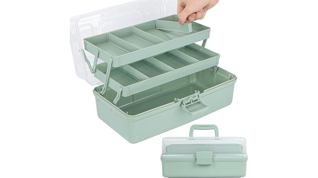 adjustable 3 layer craft organizer