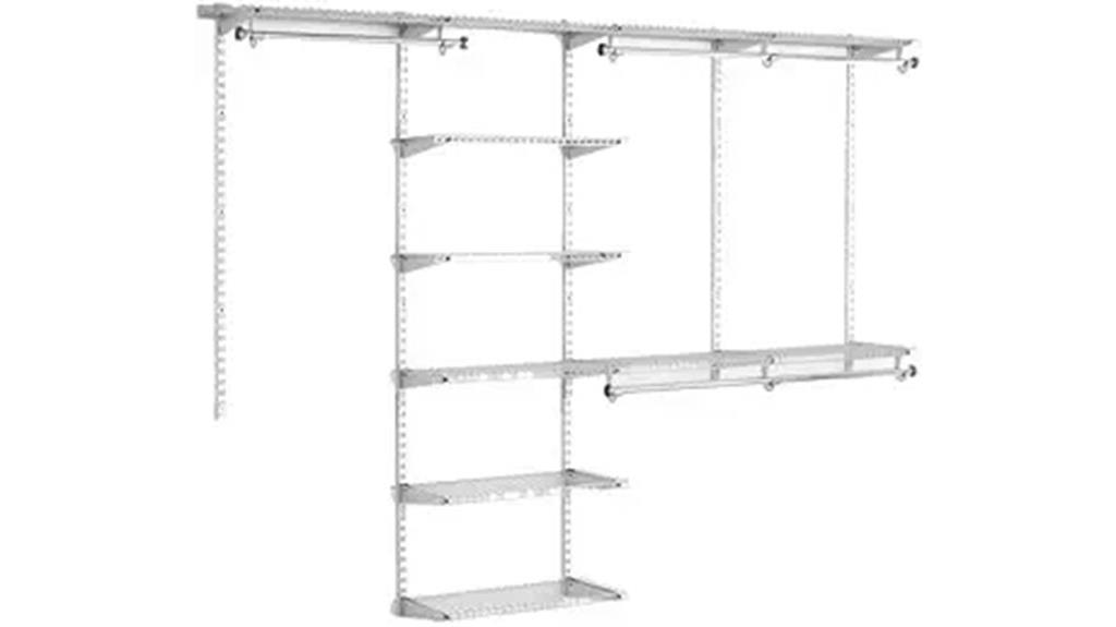 adjustable closet storage system