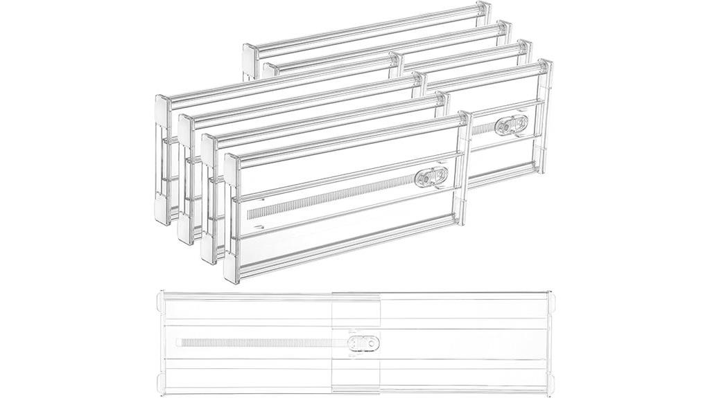 adjustable drawer divider set