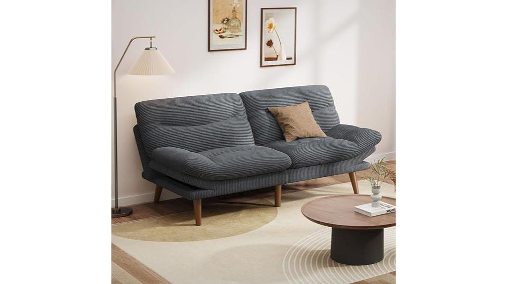 adjustable futon couch bed