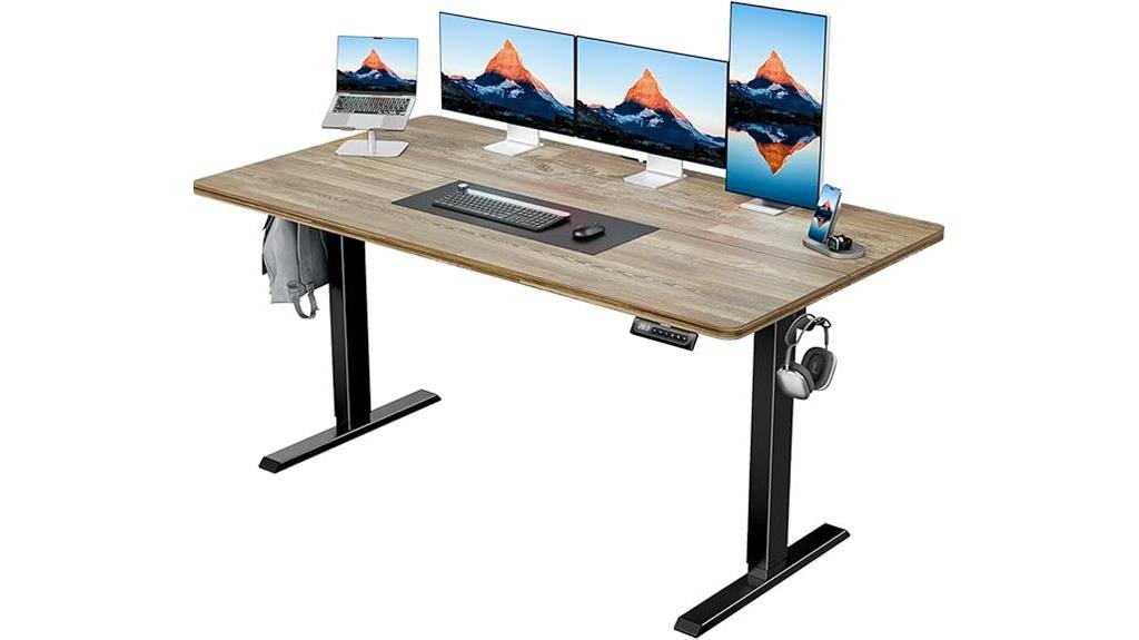 adjustable height electric desk
