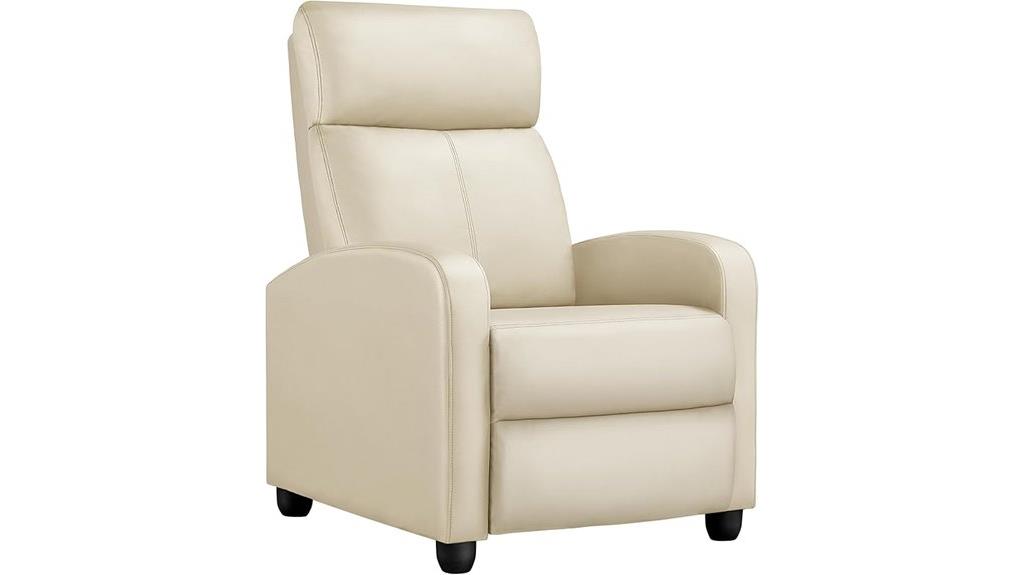 adjustable leather recliner sofa