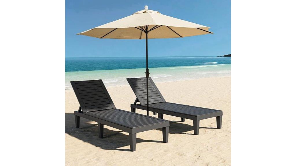 adjustable outdoor lounge chairs