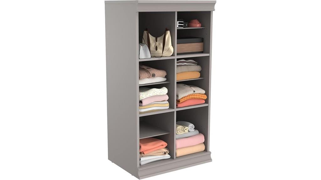 adjustable shelves storage unit
