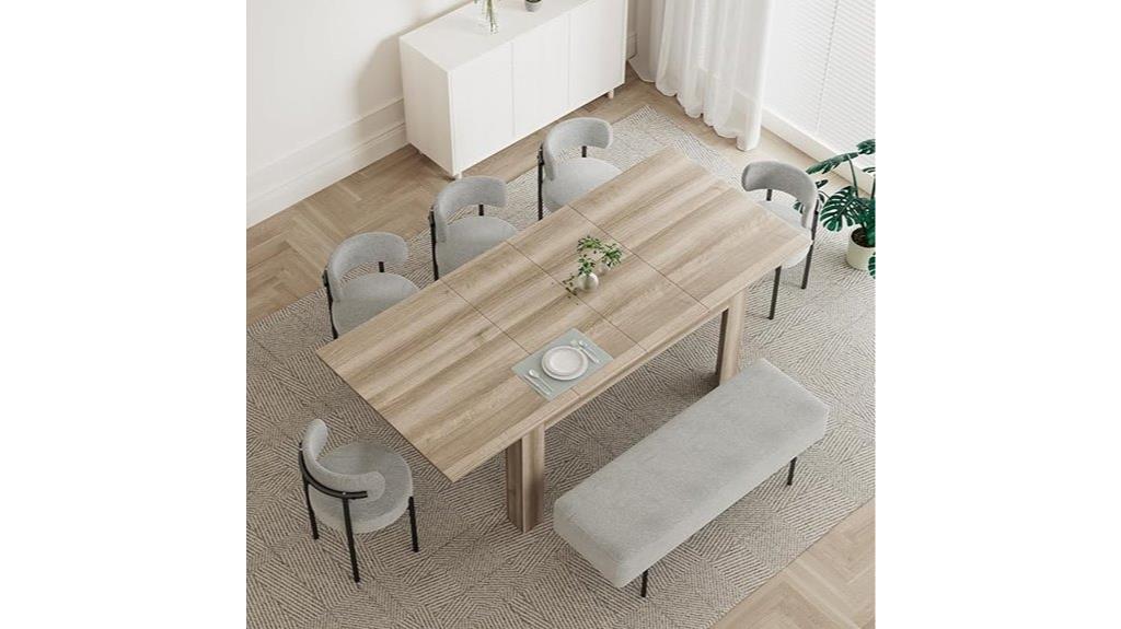 adjustable table for large gatherings