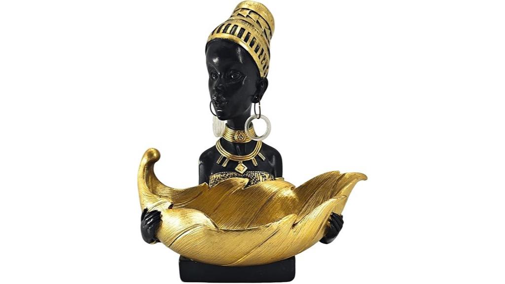 african tribal lady sculpture