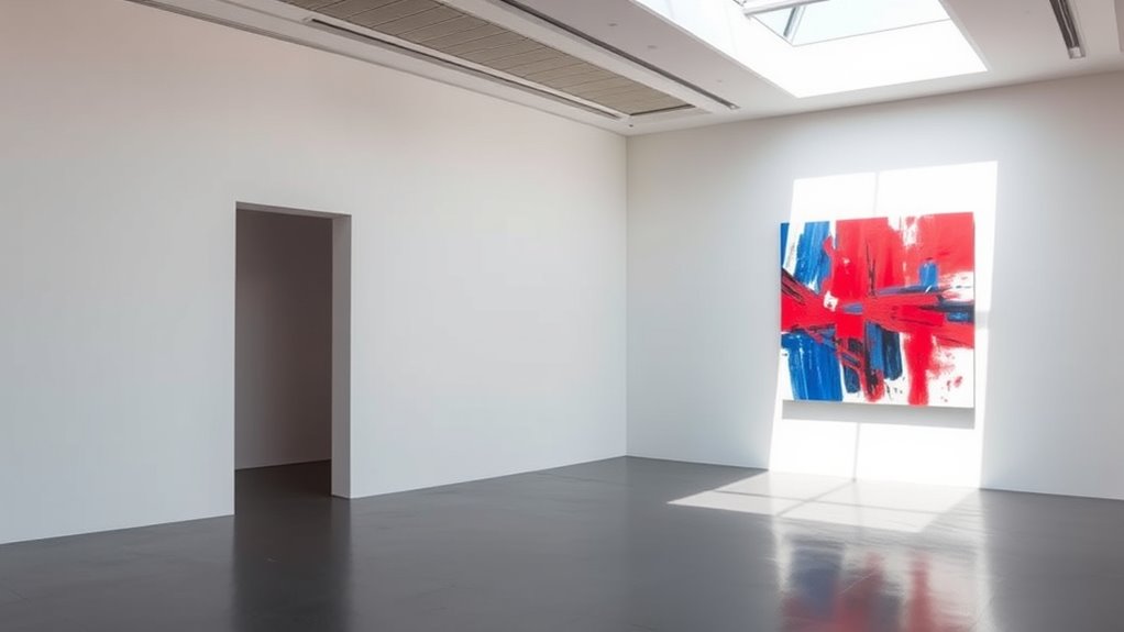 align art off center walls