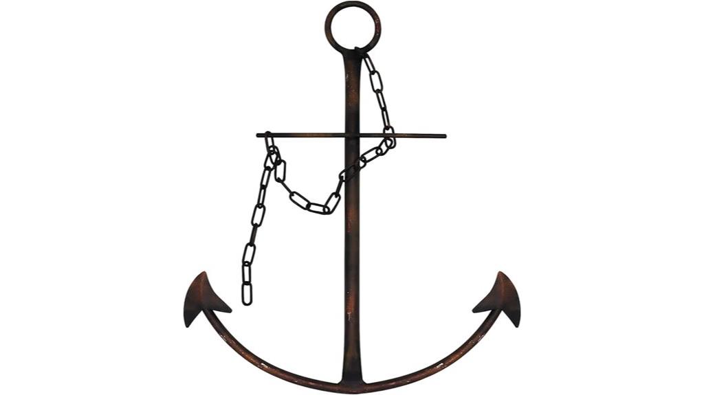 anchor wall decor with chain
