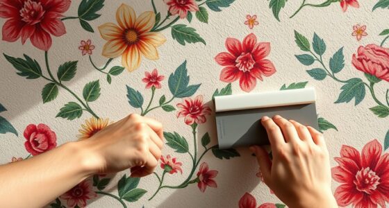 applying wallpaper on textured surfaces