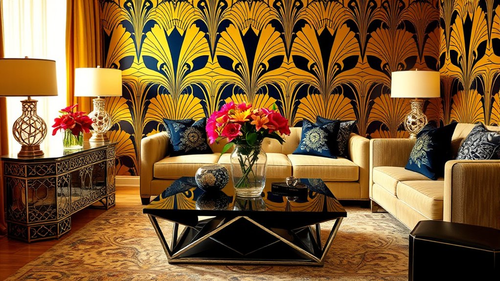 art deco home accent ideas