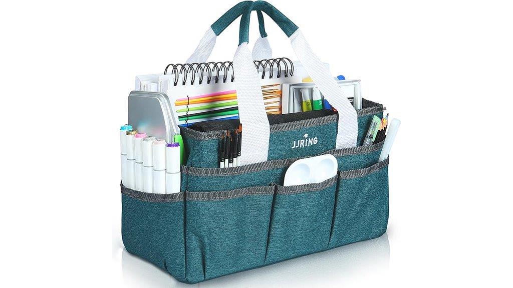 art supplies tote bag