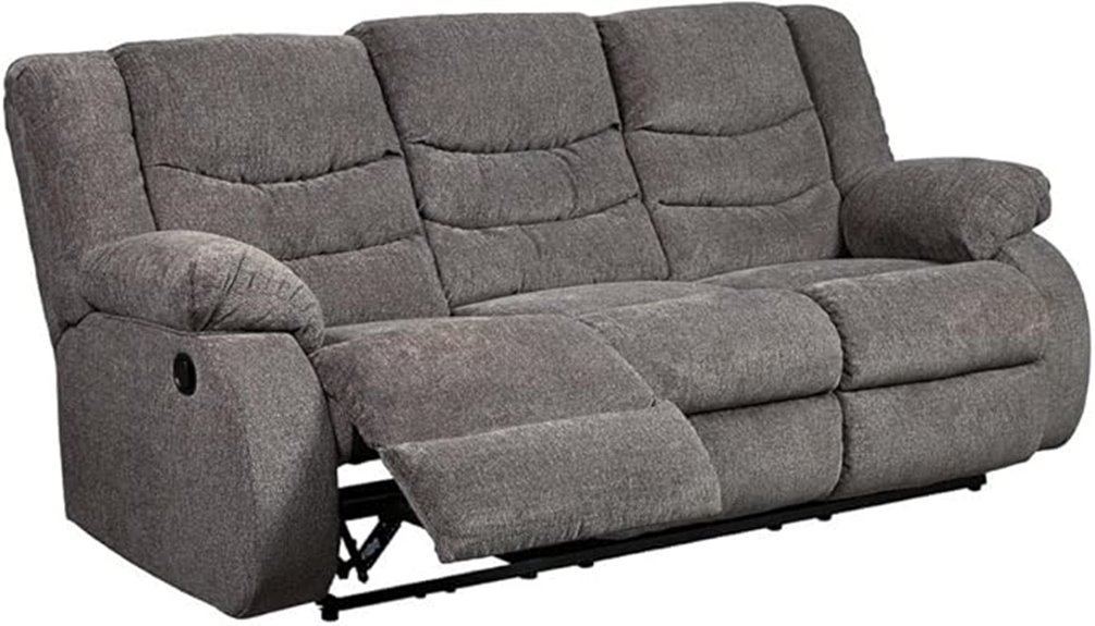 ashley tulen reclining sofa