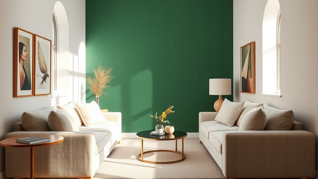 balance accent with decor