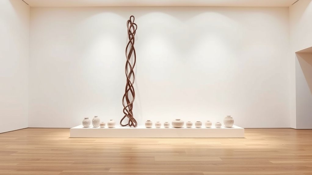 balanced gallery display layout