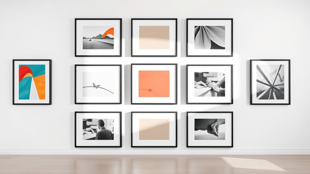 balanced uniform picture display