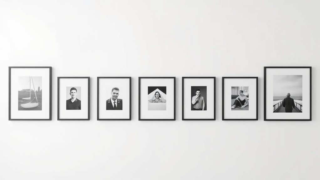 balanced vertical gallery arrangement
