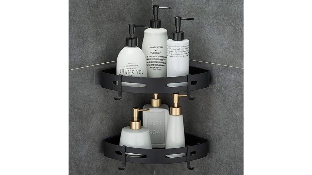 bathroom corner shelf organizer