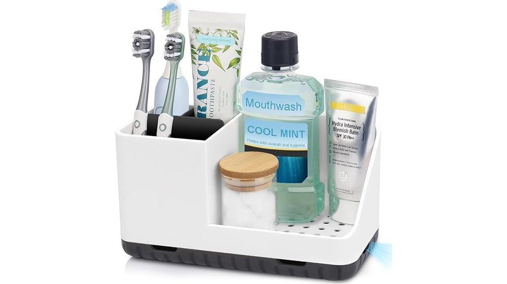 bathroom counter storage solutions