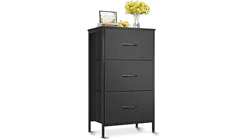 bedroom nightstand with drawers