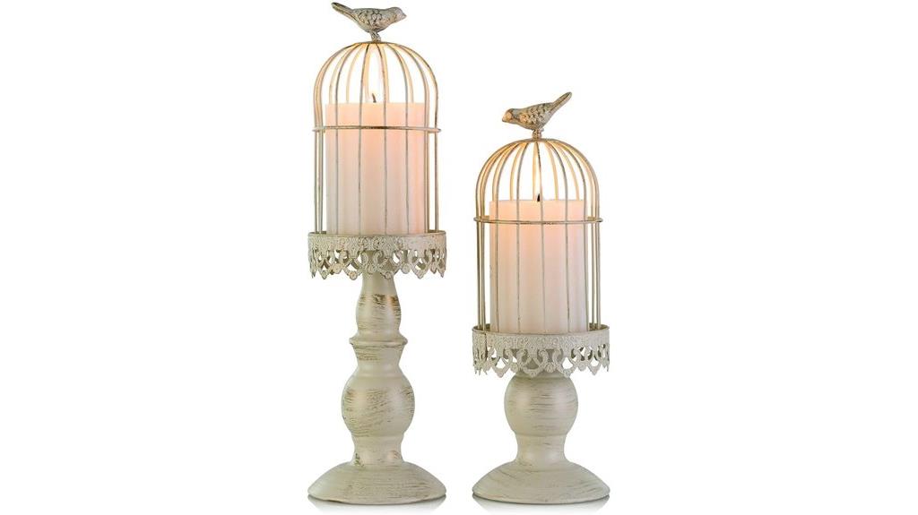 birdcage wedding candle decor