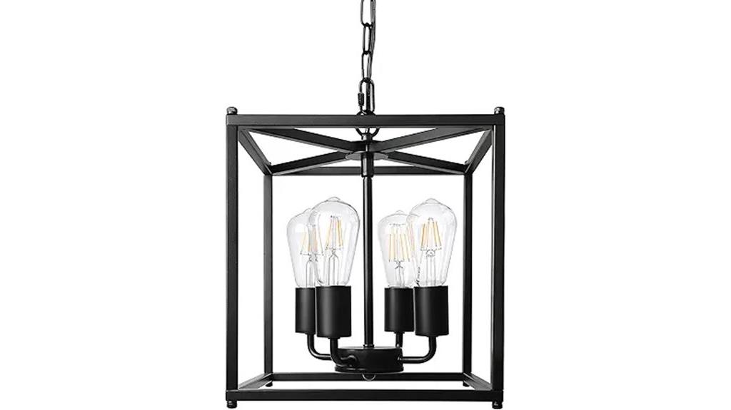 black farmhouse chandelier lighting