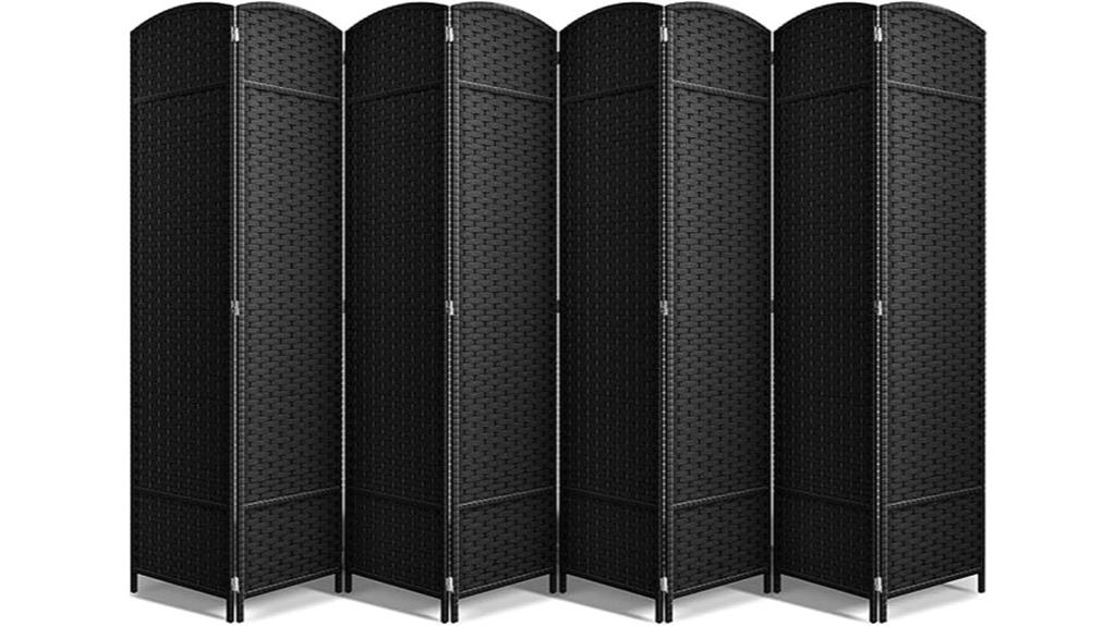 black sorbus room divider