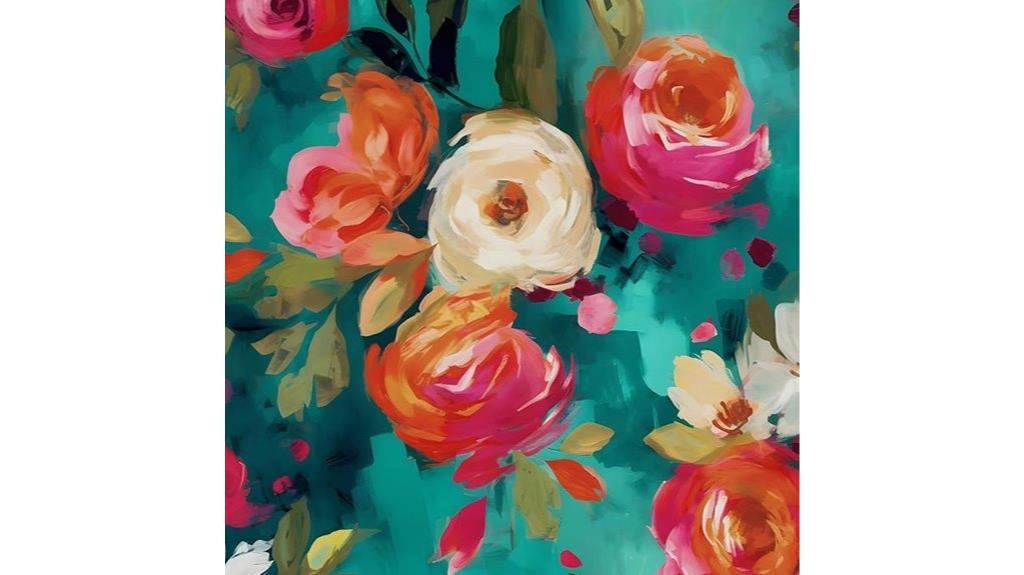 blue floral wallpaper dimensions