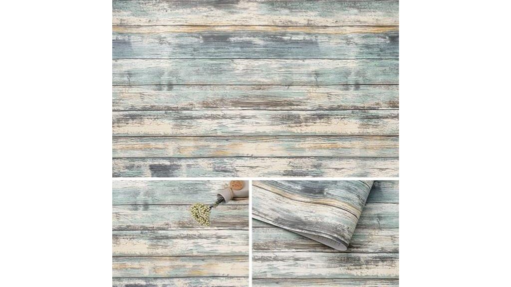 blue rustic wood wallpaper