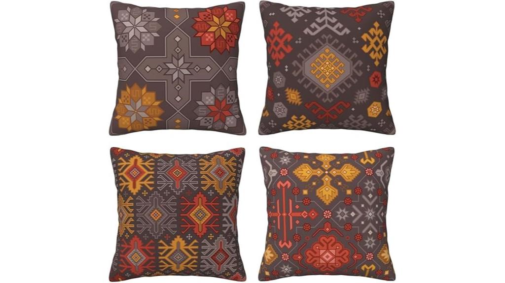 bohemian ethnic pillow covers