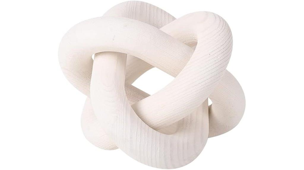 boho wooden chain links