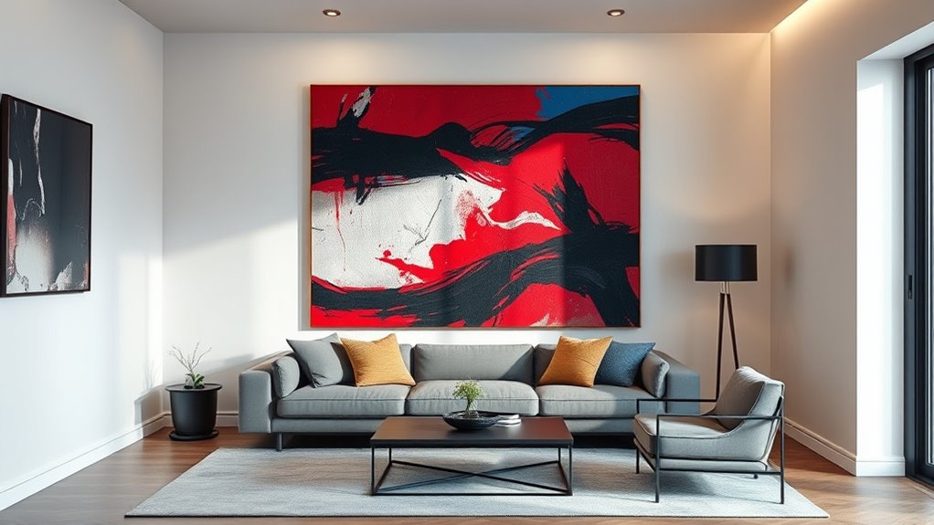 bold vibrant abstract art