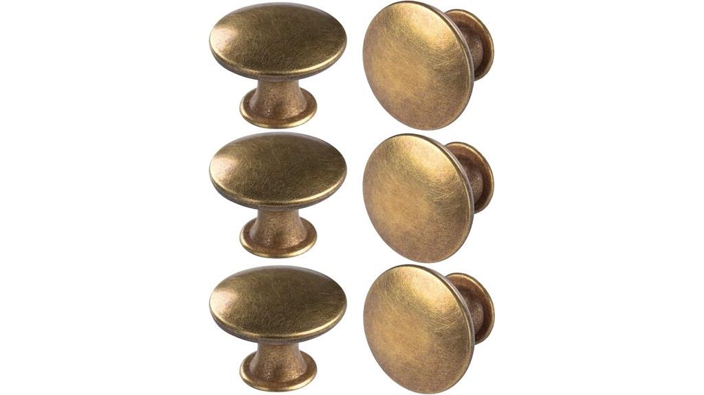 brass round kitchen knobs