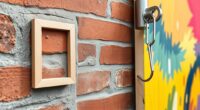 brick wall mounting methods