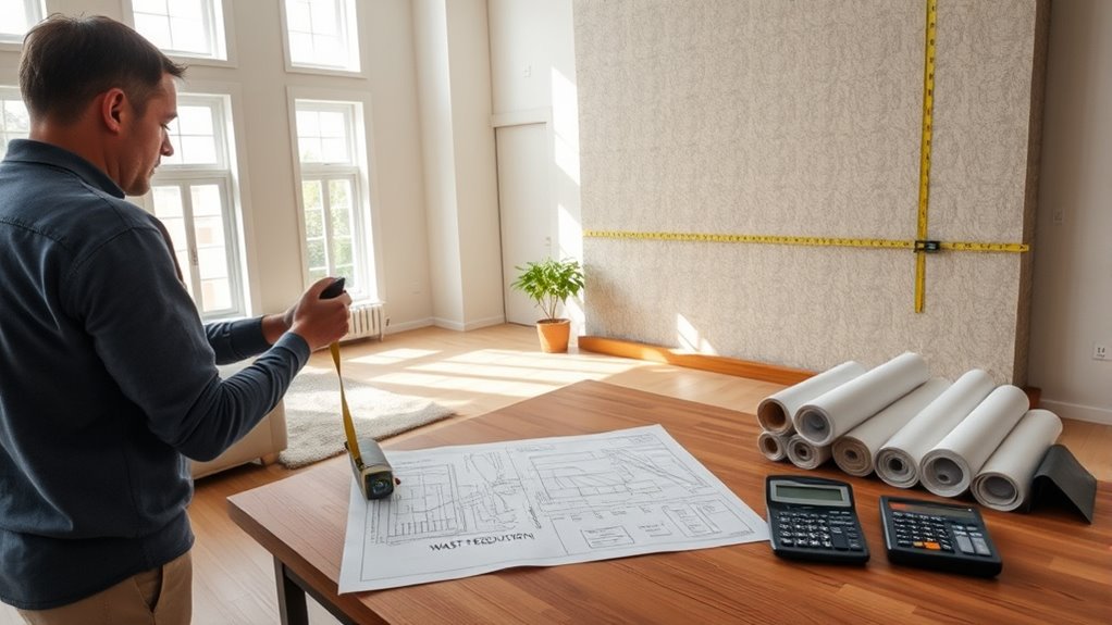 calculate wallpaper quantity accurately