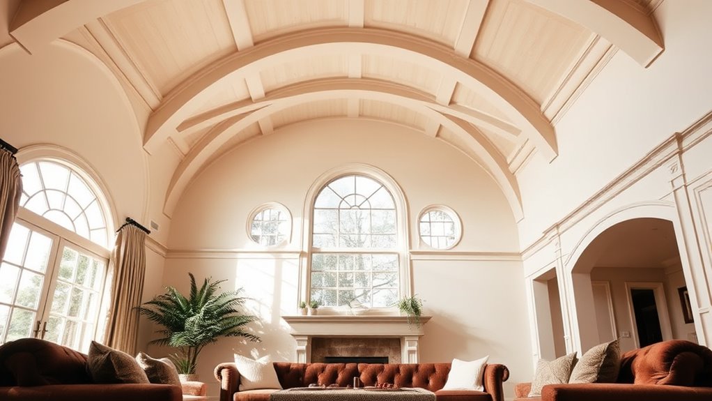 ceiling finish and color