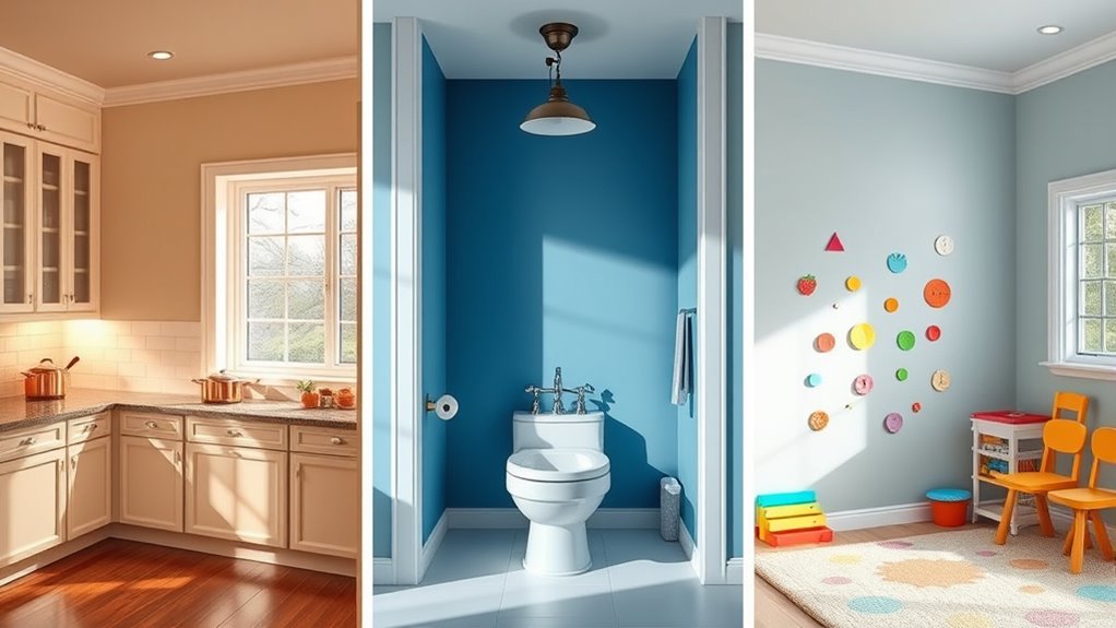 choosing appropriate paint finishes
