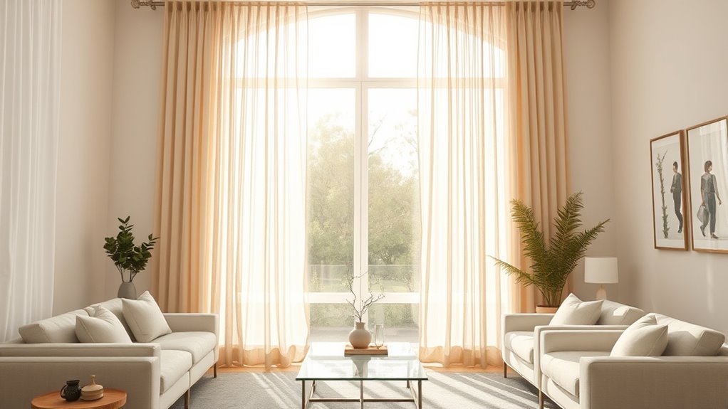 choosing light sheer curtains