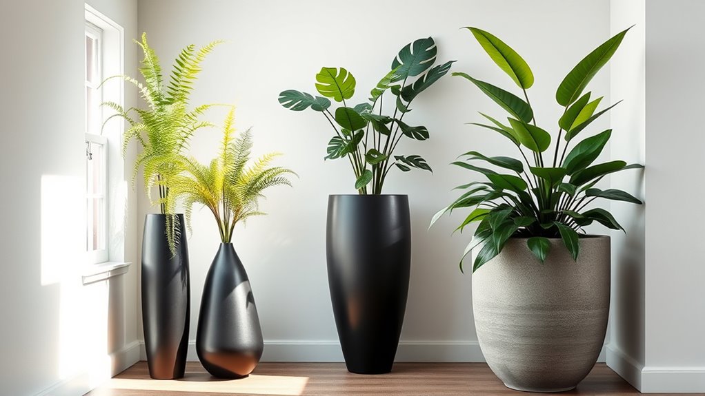 choosing suitable large planters