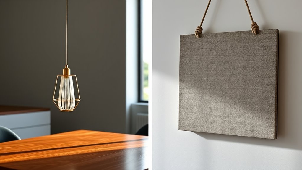 choosing wiring versus hanging