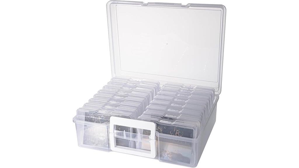clear photo storage box