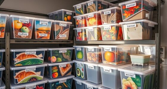 climate controlled storage bins