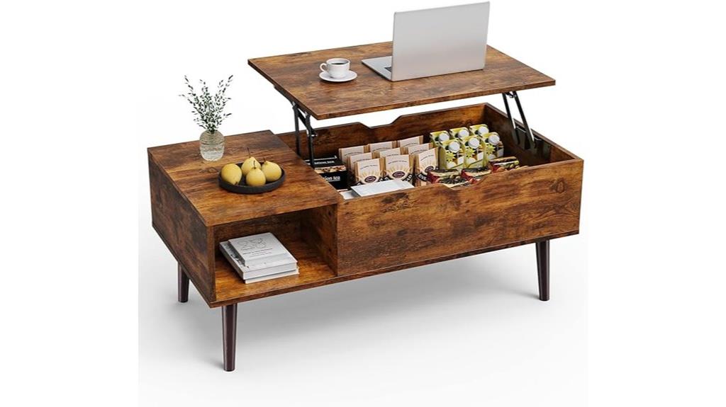 coffee table with storage